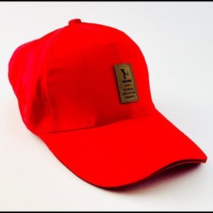 New Cap with leather patch detail